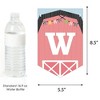 Big Dot of Happiness Girl Farm Animals - Pink Barnyard Baby Shower Bunting Banner - Party Decorations - Welcome Baby - 3 of 4