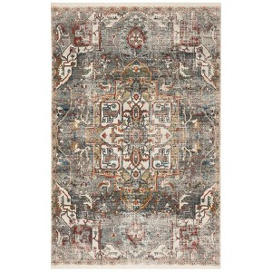 Vintage Persian Standalone Power Loomed Accent Rug - Multi - 1'6"x1'6" - Safavieh. - 1 of 3