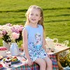 PATPAT Disney Frozen Elsa Princess Toddler Girl's 2 Piece Outfits Sleeveless Tie Knot Tank Top Summer Short Coordinate Sets - 2 of 4