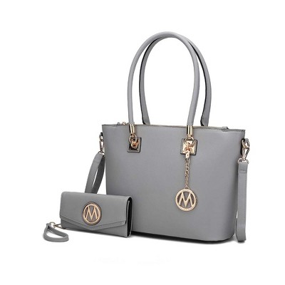 MKF Collection Vanessa Women's Fashion Tote & Wallet Set Handbag by Mia K