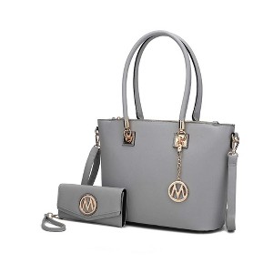 MKF Collection Vanessa Women's Fashion Tote & Wallet Set Handbag by Mia K - 1 of 4