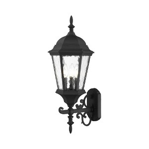 Livex Lighting Hamilton 3 - Light Wall Light in  Textured Black - 1 of 4