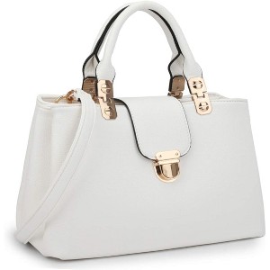 Women Satchel Handbags Top Handle Purse Vegan Leather Shoulder Bag - 1 of 4