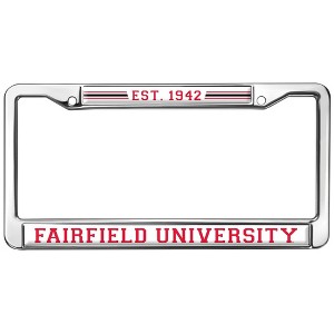 Fairfield University School Logo Full Size Standard License Plate Metal Frame - 1 of 4