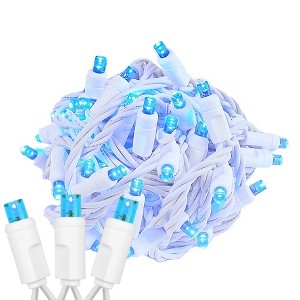 Novelty Lights LED Christmas String Lights Light Set 100 Mini Bulbs  (white Wire, 34 Feet) - 1 of 4