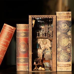 DIY 3D Book Nook Kit Eternal Bookstore 172pcs - 1 of 4