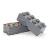Room Copenhagen LEGO Storage Brick 8, Stone Grey - 3 of 3