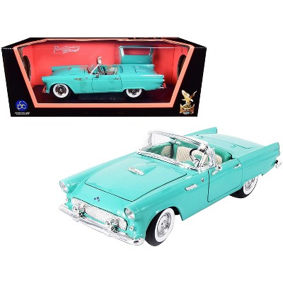 1955 Ford Thunderbird Convertible Turquoise 1/18 Diecast Model Car by Road Signature