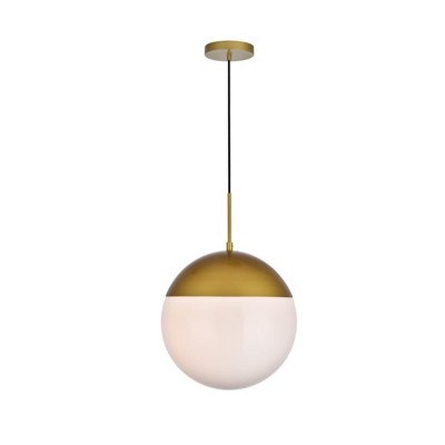 Elegant Lighting Nyomi 30-Inch Satin Gold Chandelier with Geometric Frame
