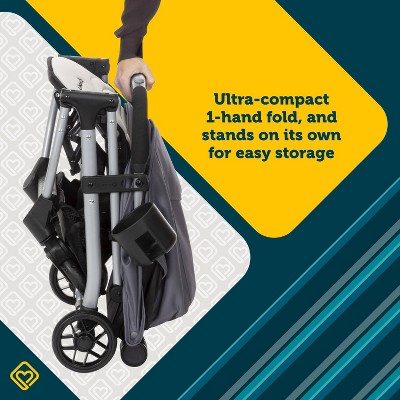 Safety 1st Easy-Fold Compact Gray and Black Stroller