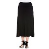 24seven Comfort Apparel Women's Plus Women's Maxi Skirt - 3 of 4