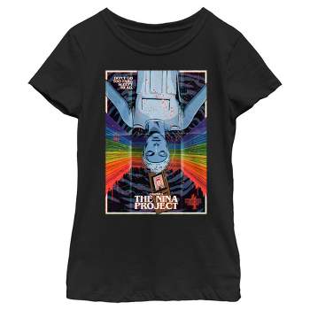 Girl's Stranger Things Retro Nina Project Poster T-Shirt