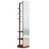 PAGED 65.7"x17.7" Full Length Mirror,Leaning Floor Full Body Mirror with Shelves for Storage,Suitable for Bedroom,Living Room,Cloakroom - 4 of 4