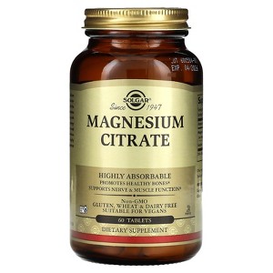 Solgar Magnesium Citrate, 60 Tablets - 1 of 2