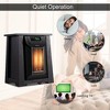 Costway Portable Electric Space Heater 1500W 12H Timer Caster Remote Control Room Office - 4 of 4