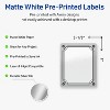 Avery Labels, 4" x 3-1/3", Silver-Metallic Black, Glossy, 40ct - 2 of 4