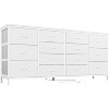 Coucheta 63" TV Stand Dresser with 14 Drawers Power Outlets,Center for 65-75 Inch TVs,Multi-Functional Storage Unit for Living Room, white - 2 of 4