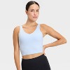 Women's Flex Light Support V-Neck Cropped Sports Bra - All In Motion™ - 3 of 3
