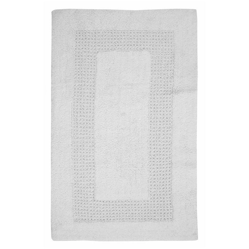 Classic Racetrack Cotton Bath Rug 20" x 30" Ivory by Perthshire Platinum Collection, 1 of 4