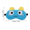 Unique Bargains Soft Cartoon Sleep Mask Staring Eyes Blue 1 Pc - 4 of 4