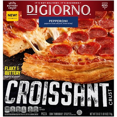 DiGiorno Pepperoni Frozen Pizza with Croissant Crust - 25oz