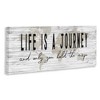 Stupell Industries Life Is a Journey Rustic World Map, 30" x 13" - 3 of 4