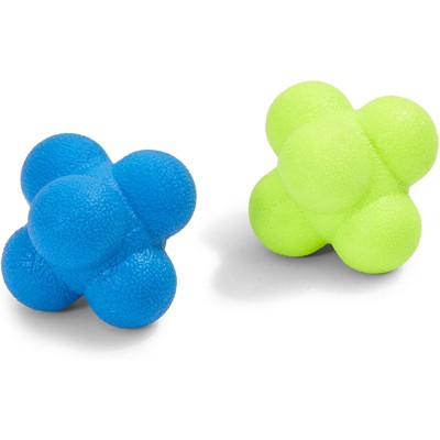Juvale 2 Pack Rubber Reaction Bounce Balls for Coordination, Agility, Speed, Reflex Training