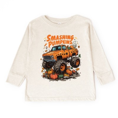 Smashing Pumpkins Monster Truck Grunge - Kids Youth Long Sleeve Tee and Kids Toddler Long Sleeve Tee