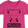 Girls' - Pokémon - Pikachu Electric-Type Gotta Catch 'Em All Fitted Short Sleeve Graphic T-Shirt - 2 of 4