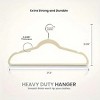 Racxily 30 Pack New Premium Quality Velvet Hangers Ultra Thin Non Slip Adult Felt Space Saving Hangers for Closet, 360¡ã Swivel Hook Hold - 2 of 2