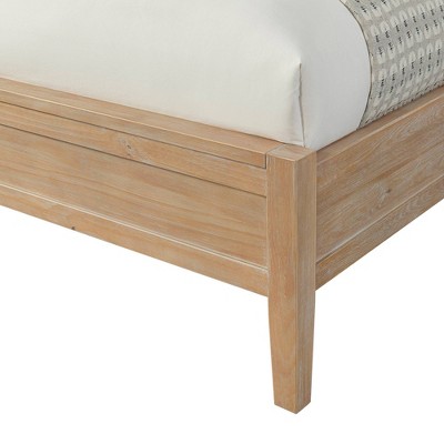Arden Light Driftwood 4-Piece Pine Wood Bedroom Set