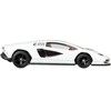 Lamborghini Countach LPI 800-4 White "Spettacolare" Series Diecast Model Car by Hot Wheels - 2 of 3