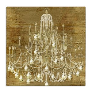 Stupell Industries Vintage Glam Crystal Chandelier, 36" x 36" - 1 of 4