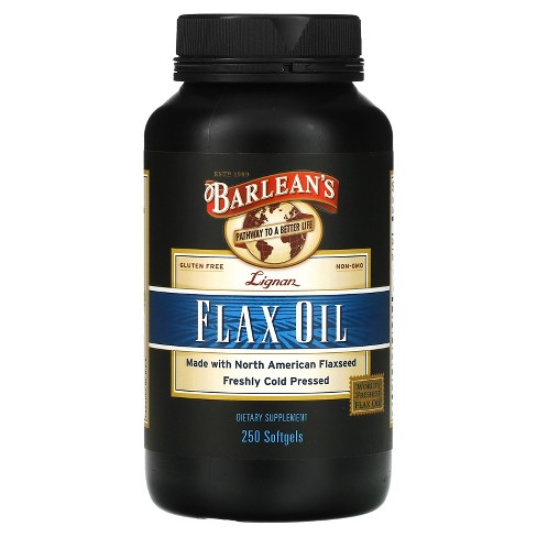 Barlean's Lignan Flax Oil, 250 Softgels - image 1 of 2