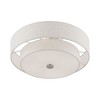 Livex Lighting Claremont 4 - Light Semi-Flush Mount in  Brushed Nickel - 3 of 4