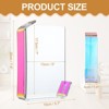 Unique Bargains Acrylic Wall Tabletop Display Floating Single Image Frame Stand - 2 of 4