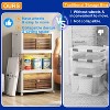 Musment Stackable Storage Bins with Lid, Closet Organizer and Storage Drawer, Collapsible Storage Box with Wheels for Living Room,Office,Dorm - 3 of 4