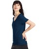 Hanes Perfect-T Women's V-Neck Cotton T-Shirt, Value 2-Pack - 3 of 4