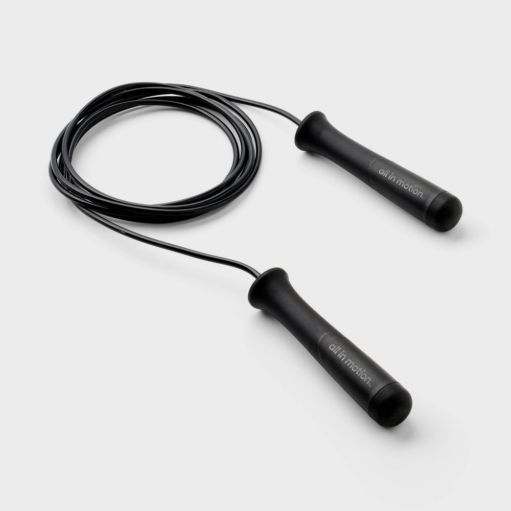 2 Weighted Jump Rope - Black - All In Motion