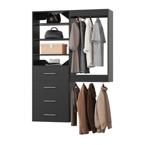 APRILSOUL Modular Closet System Unit-Customizable Wall Mounted Walk-In Closets for Bedroom or Walk-in Closet - 1 of 4
