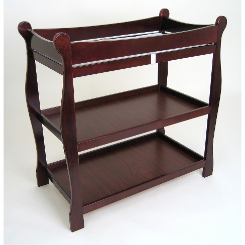 Sleigh Style Baby Changing Table Cherry Target