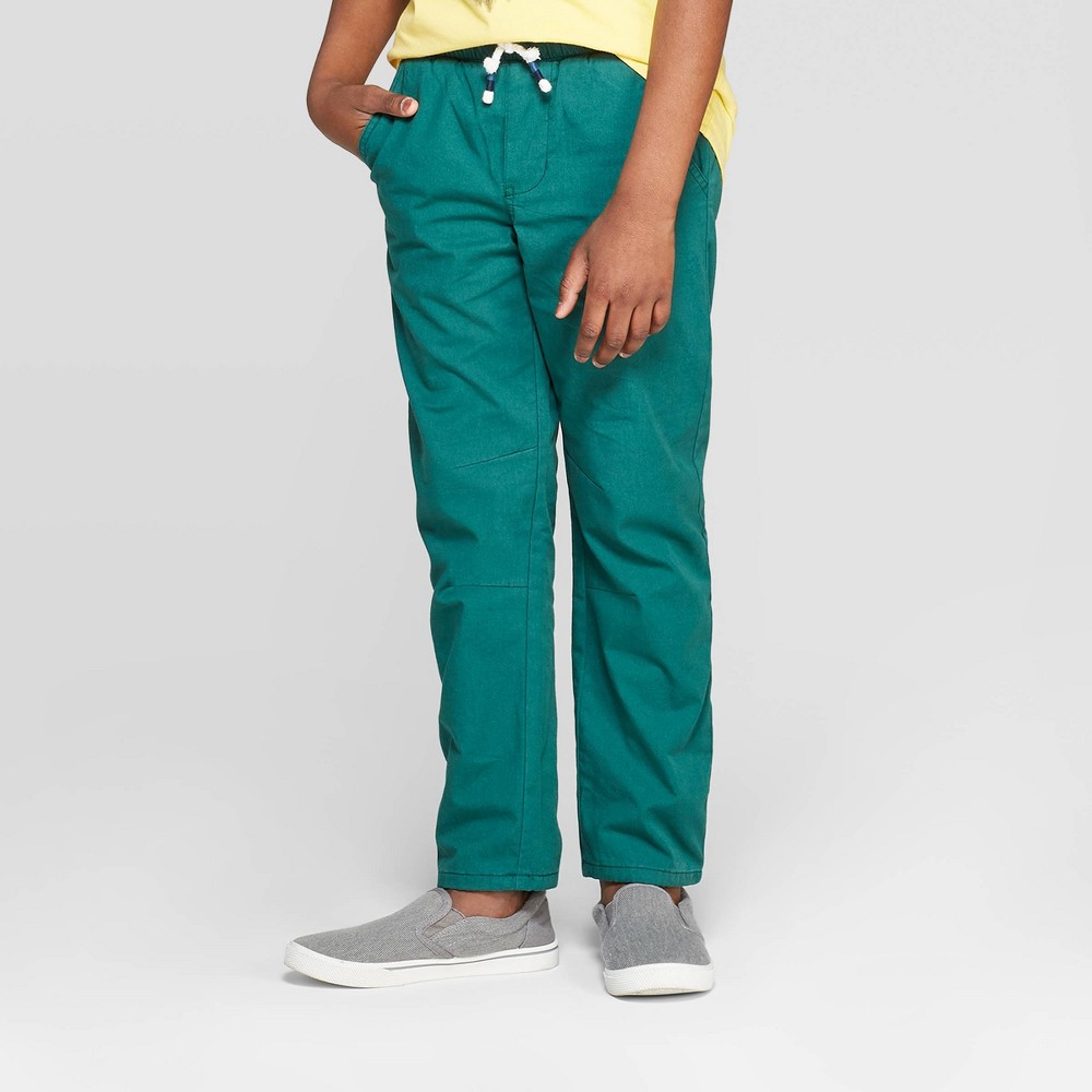 overBoys' Lined Pull-On Straight Pants - Cat & Jack Green 10 Husky was $16.99 now $11.04 (35.0% off)