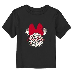 Mickey & Friends Minnie Floral Silhouette T-Shirt - 1 of 3