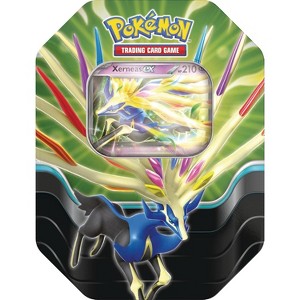 Pokemon TCG: Azure Legends Tin – Xerneas ex (4 Booster Packs & 1