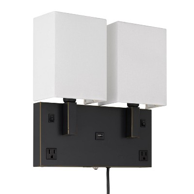 Cal Lighting Oberlin - 2 Light Wall Mount in Modern Style-14 Inches Tall and 13 Inches Wide