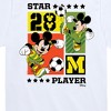 Boys' - Disney - Mickey Soccer Short Sleeve Graphic T-Shirt - 2 of 4
