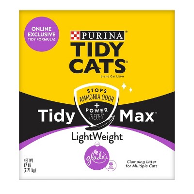 Photo 1 of Tidy Max Lightweight Glade Clean Blossoms Scented Clumping Clay Cat Litter