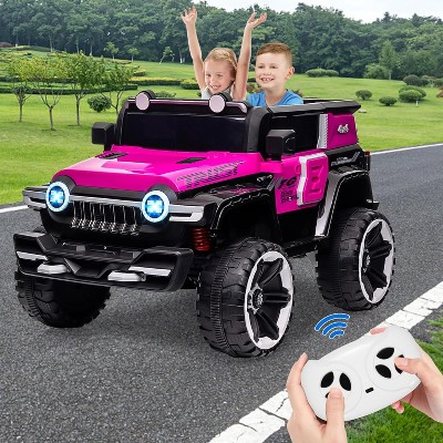 Garvee Kids Ride On Truck, 12V Powered Electric Vehicle with Spring Suspensions,Remote Control