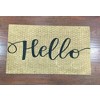 J&V TEXTILES "Hello" Outdoor Coir Doormat 18" x 30" - 3 of 3