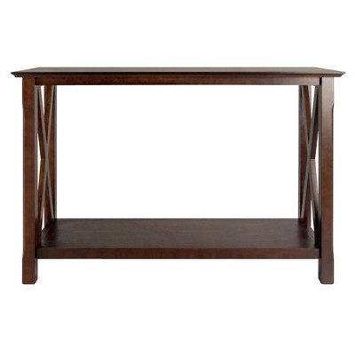 Cappuccino Elegance 45" Wood Composite Console Table with Storage
